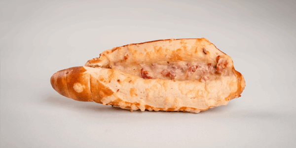 Laugestange Schinken/Käse überbacken – Bild 3