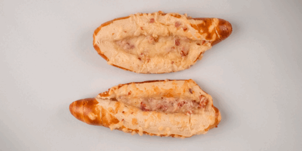 Laugestange Schinken/Käse überbacken – Bild 4