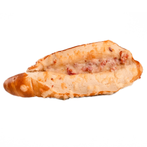 Laugestange Schinken/Käse überbacken