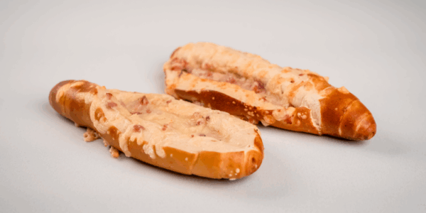 Laugestange Schinken/Käse überbacken – Bild 2