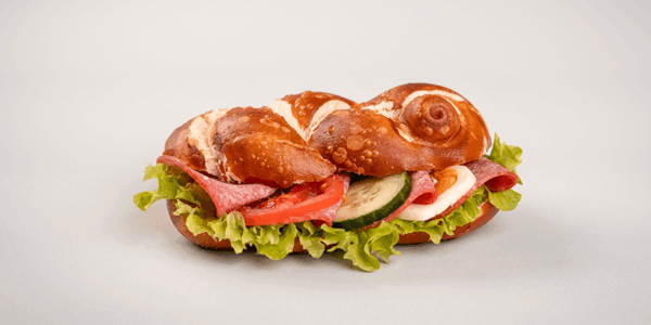 Laugezopf mit Salami – Bild 4
