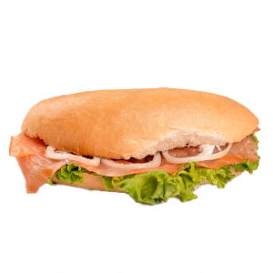Lachssandwich